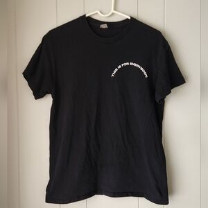 Jesus Loves You Black Graphic T-Shirt